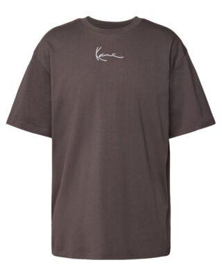 KARL KANI SMALL SIGNATURE ESSENTIAL TEE BROWN KM-TE011-022-15IND