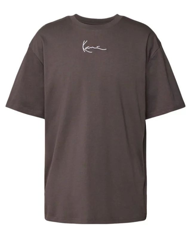 KARL KANI SMALL SIGNATURE ESSENTIAL TEE BROWN KM-TE011-022-15IND