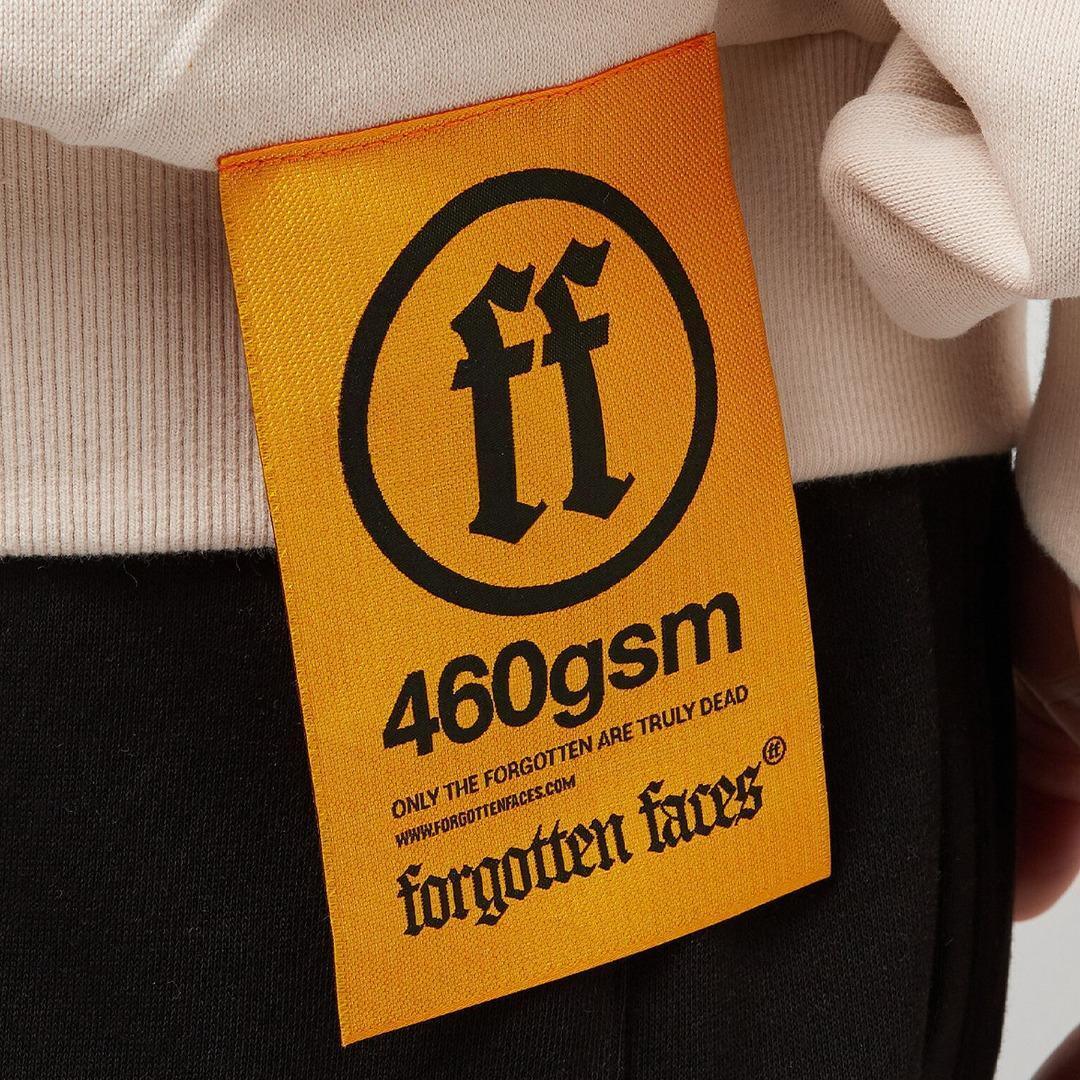 Forgotten Faces Guardian Ultra Heavy Oversized Box Hoodie Sand FOF0035-00208 - Image 5