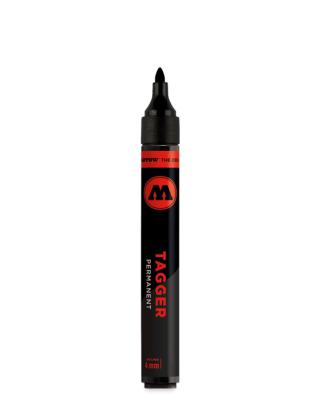 MOLOTOW TAGGER MARKER 1-4 MM ROUND BLACK