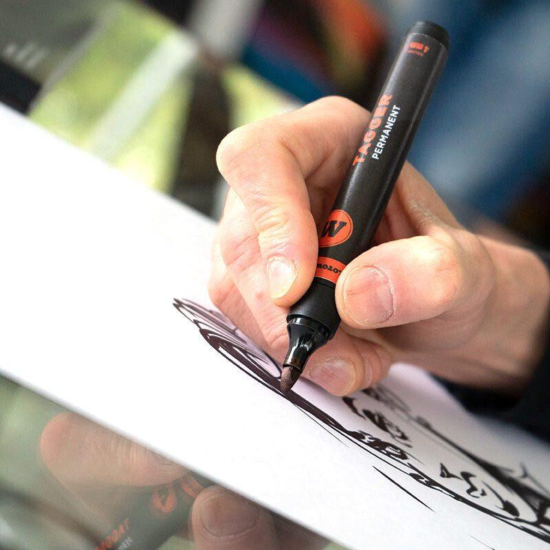 MOLOTOW TAGGER MARKER 1-4 MM ROUND BLACK - Image 3
