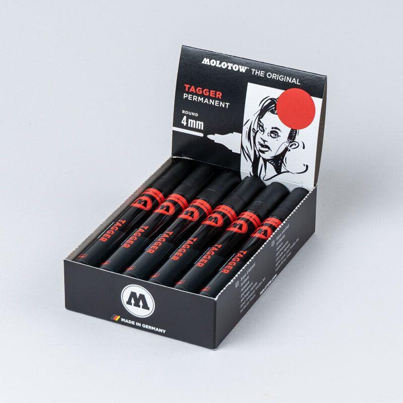 MOLOTOW TAGGER MARKER 1-4 MM ROUND BLACK - Image 4