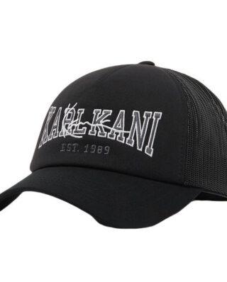 KARL KANI COLLEGE SIGNATURE TRUCKER CAP BLACK KA232-020-2