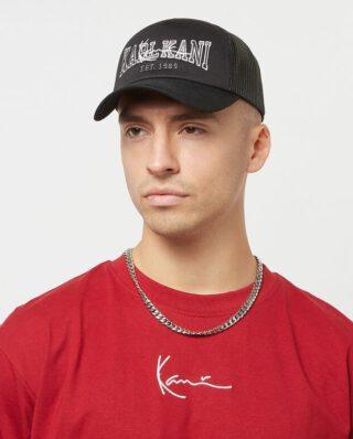 KARL KANI COLLEGE SIGNATURE TRUCKER CAP BLACK KA232-020-2 - KARL KANI