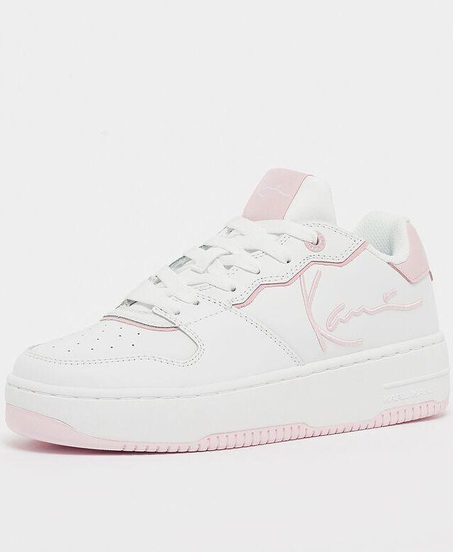 KARL KANI SHOES 89 UP LOGO WHITE/ROSE KKFWW000243 - KARL KANI