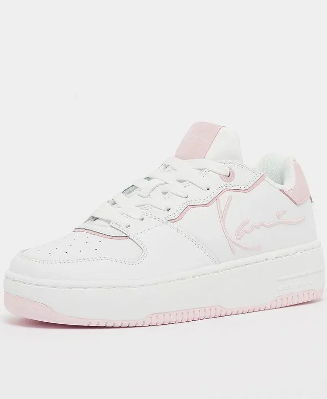 KARL KANI SHOES 89 UP LOGO WHITE/ROSE KKFWW000243 - KARL KANI