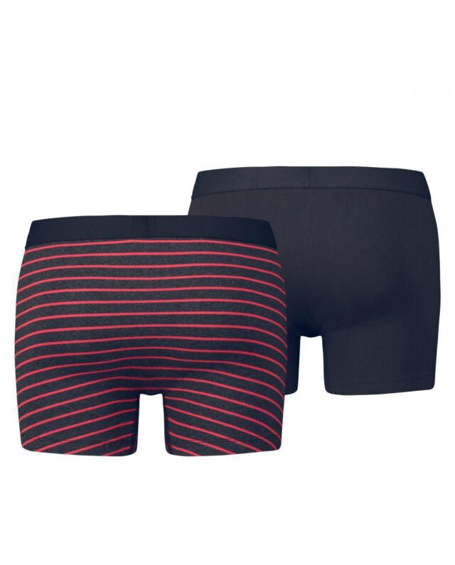 LEVIS MEN SOLID BASIC TRUNK 2-PACK RED BLACK 37149-0211 - LEVI'S