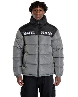 Karl Kani Retro Essential Puffer Jacket Anthracite Black KM-JK012-016-01