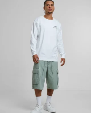 KARL KANI OG BAGGY TWILL SHORTS GREEN KM252-021-1 - KARL KANI