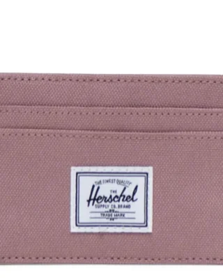 HERSCHEL SUPPLY CHARLIE CARDHOLDER ASH ROSE 30065-02077-OS 3.00"(H) x 4.00"(W), 0.0L