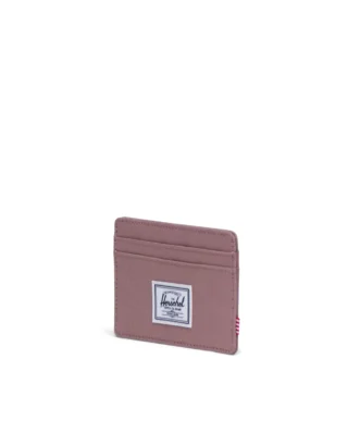 HERSCHEL SUPPLY CHARLIE CARDHOLDER ASH ROSE 30065-02077-OS 3.00″(H) x 4.00″(W), 0.0L - HERSCHEL