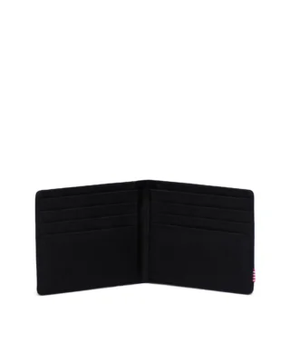 HERSCHEL SUPPLY ROY WALLET BLACK 30072-00001-OS 3.50″(H) x 4.50″(W) x 0.50″(D) - HERSCHEL