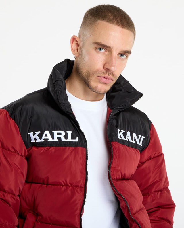 Karl Kani Retro Essential Puffer Jacket Red KM-JK012-052-11 - KARL KANI