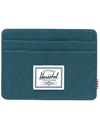 HERSCHEL SUPPLY CHARLIE CARDHOLDER DARK SEA 30065-06551-OS 3.00"(H) x 4.00"(W), 0.0L