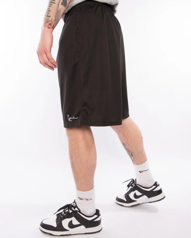 KARL KANI SIGNATURE MESH SHORTS BLACK KM262-030-2 - KARL KANI