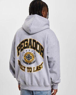 PEGADOR SMITH OVERSIZED SWEAT JACKET GREY MELANGE PG-2726-378-M-GR - PEGADOR