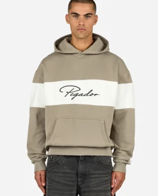 PEGADOR VOLOS OVERSIZED HOODIE WASHED FLINT GREY PGDR-6563-635 - PEGADOR