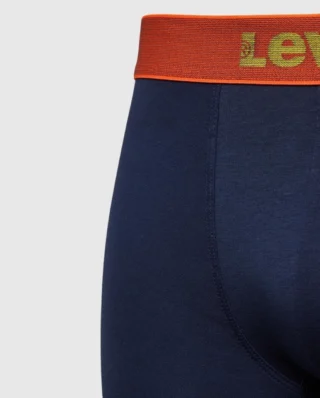 LEVIS DYSTOPIAN ELASTIC BOXER BRIEF 2-PACK NAVY COMBO 37149-0894 - LEVI'S