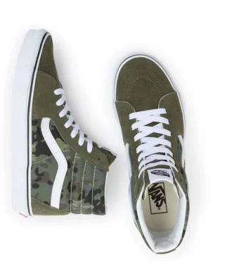 VANS SK8-Hi RAIN CAMO GREN/MULTI VN0007NSBGK1 - VANS