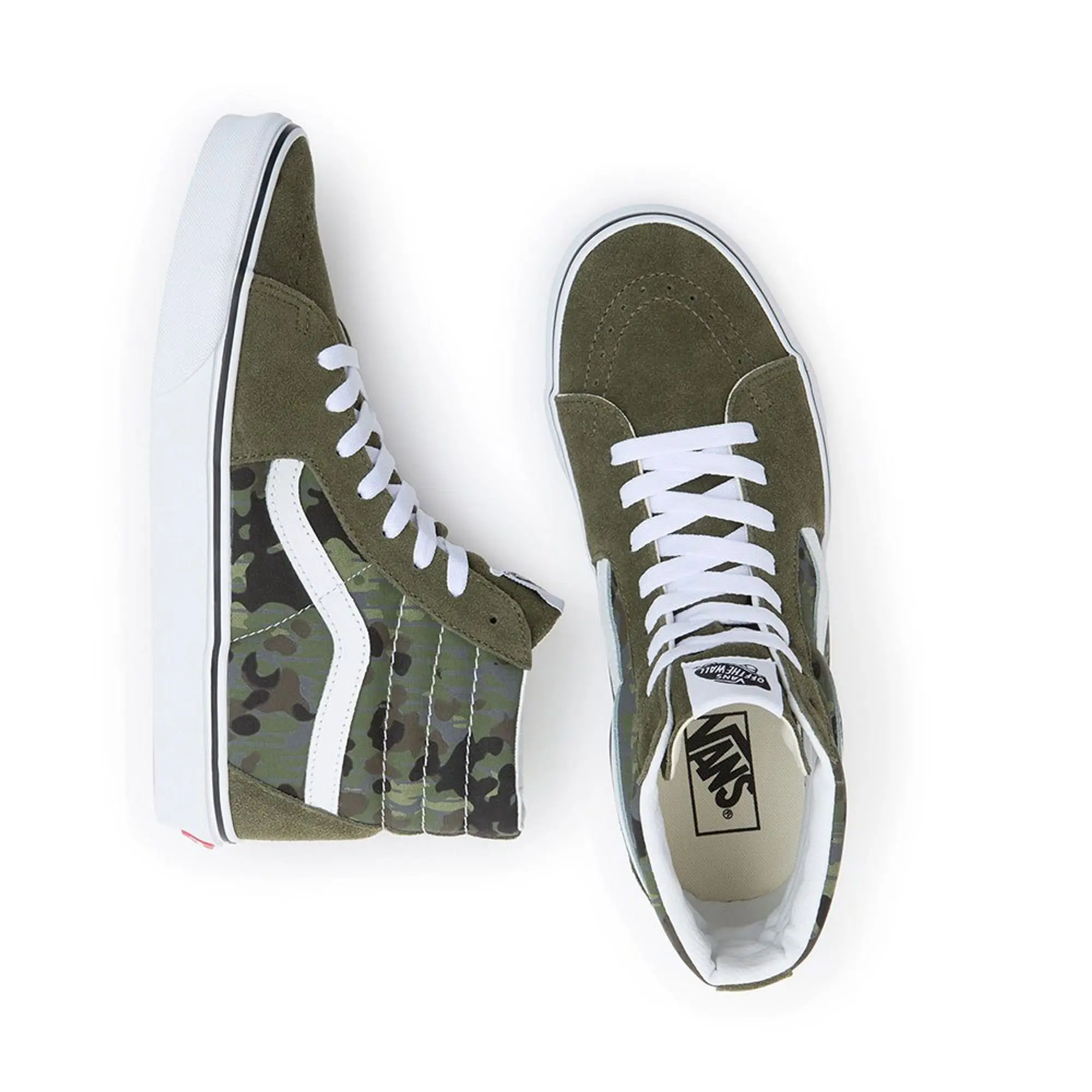 VANS SK8-Hi RAIN CAMO GREN/MULTI VN0007NSBGK1 - Image 2