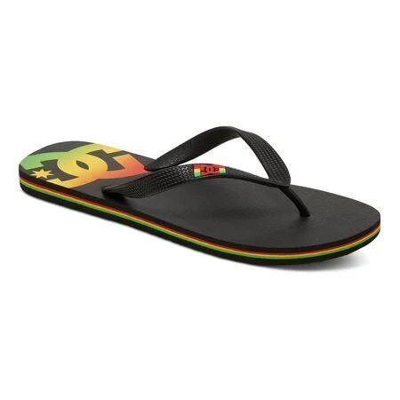 DC SHOES SPRAY FLIP-FLOPS RASTA - DC SHOES