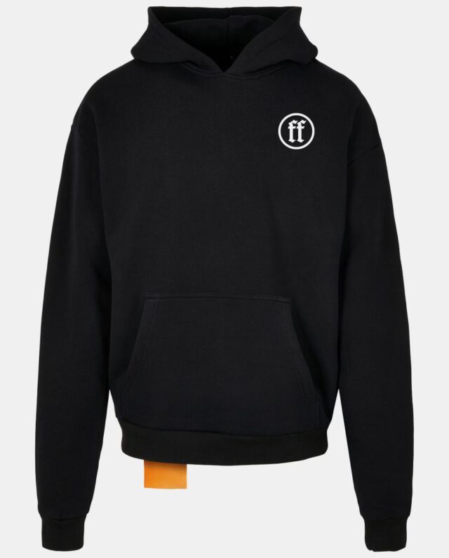 Forgotten Faces Endless Ultra Heavy Cotton Box Oversized Hoodie Black FOF0101-00007