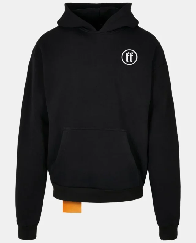 Forgotten Faces Endless Ultra Heavy Cotton Box Oversized Hoodie Black FOF0101-00007
