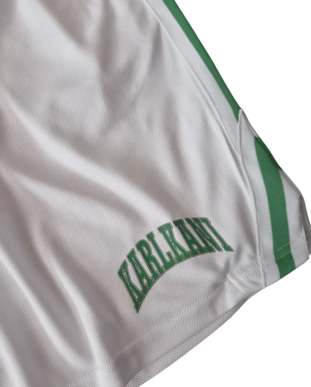 KARL KANI SPORT COLLEGE TAPE MESH BASKETBALL WHITE KM262-029-1 - KARL KANI