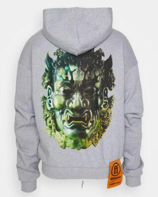 Forgotten Faces Jade Oni Ultra Heavy Cotton Box Oversized Hoodie Grey FOF0100-00111 - FORGOTTEN FACES