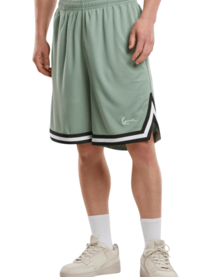KARL KANI SMALL SIGNATURE ESSENTIAL MESH SHORTS GREEN KM-PS011-102-13