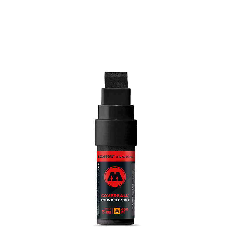 MOLOTOW COVERSALL 460PI MARKER 15 MM BLACK
