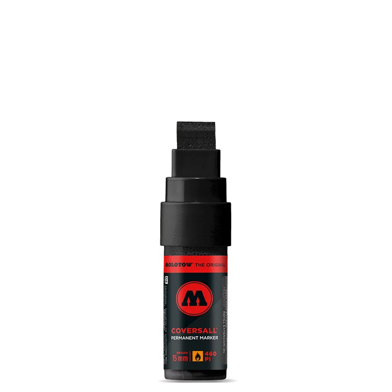MOLOTOW COVERSALL 460PI MARKER 15 MM BLACK