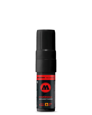 MOLOTOW COVERSALL 460PI MARKER 15 MM BLACK - Molotow