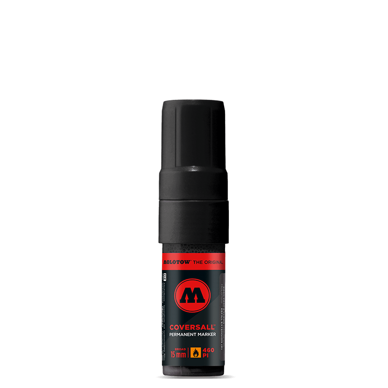 MOLOTOW COVERSALL 460PI MARKER 15 MM BLACK - Image 2