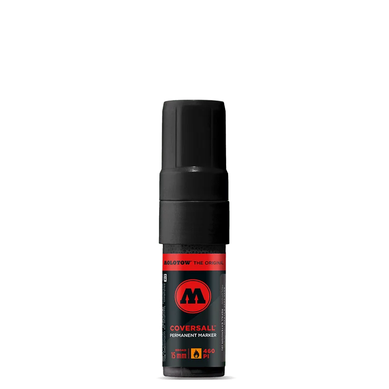 Molotow MASTERPIECE 460PI CoversAll Marker Black 15mm - Image 2
