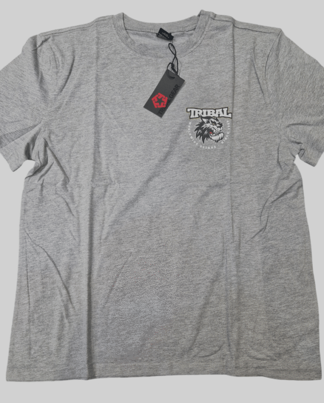 Tribal Gear Fisek Tiger T-shirt Heather Grey TR3043-009