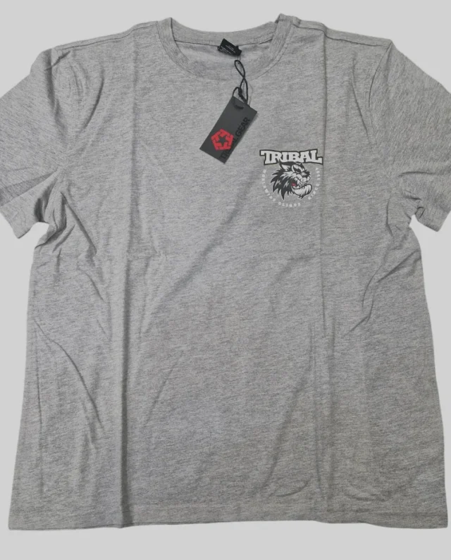 Tribal Gear Fisek Tiger T-shirt Heather Grey TR3043-009