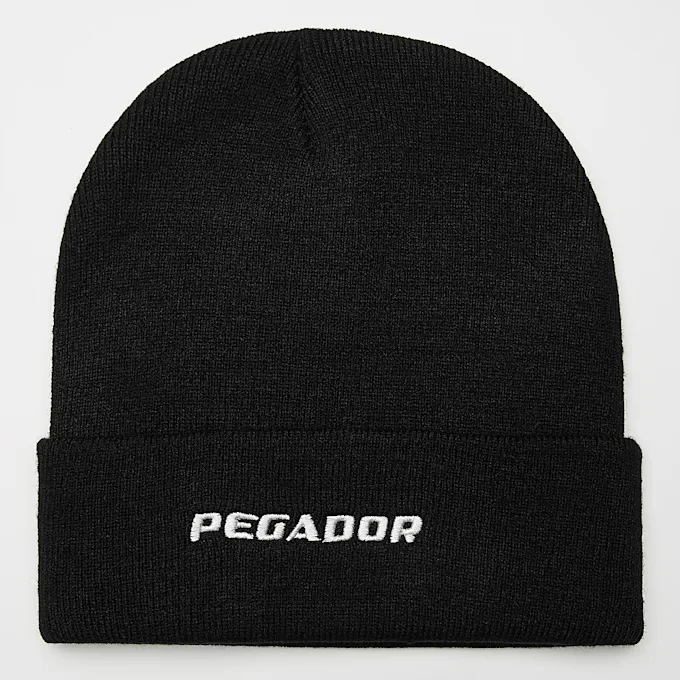 PEGADOR LOGO BEANIE BLACK 1641-001/004 - PEGADOR