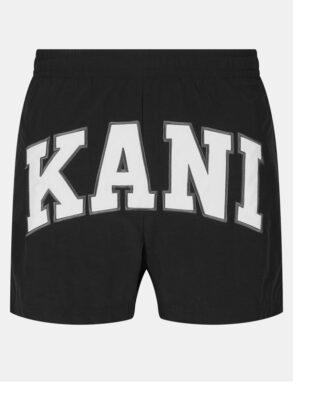 Karl Kani Serif Board Shorts Black/white Black Km241-052-1 - KARL KANI