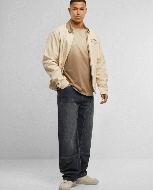 KARL KANI RETRO WASHED T-SHIRT BROWN KM253-012-1 - KARL KANI
