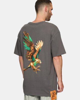Forgotten Faces Falcon Oversized Tee Magnet Grey FOF0065-03516 - FORGOTTEN FACES