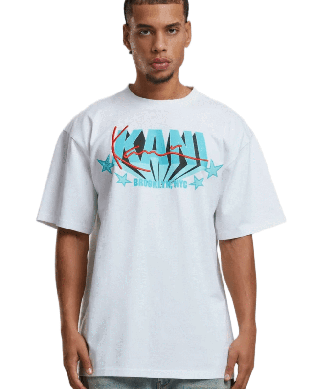 KARL KANI SIGNATURE KANI T-SHIRT WHITE KM252-050-1