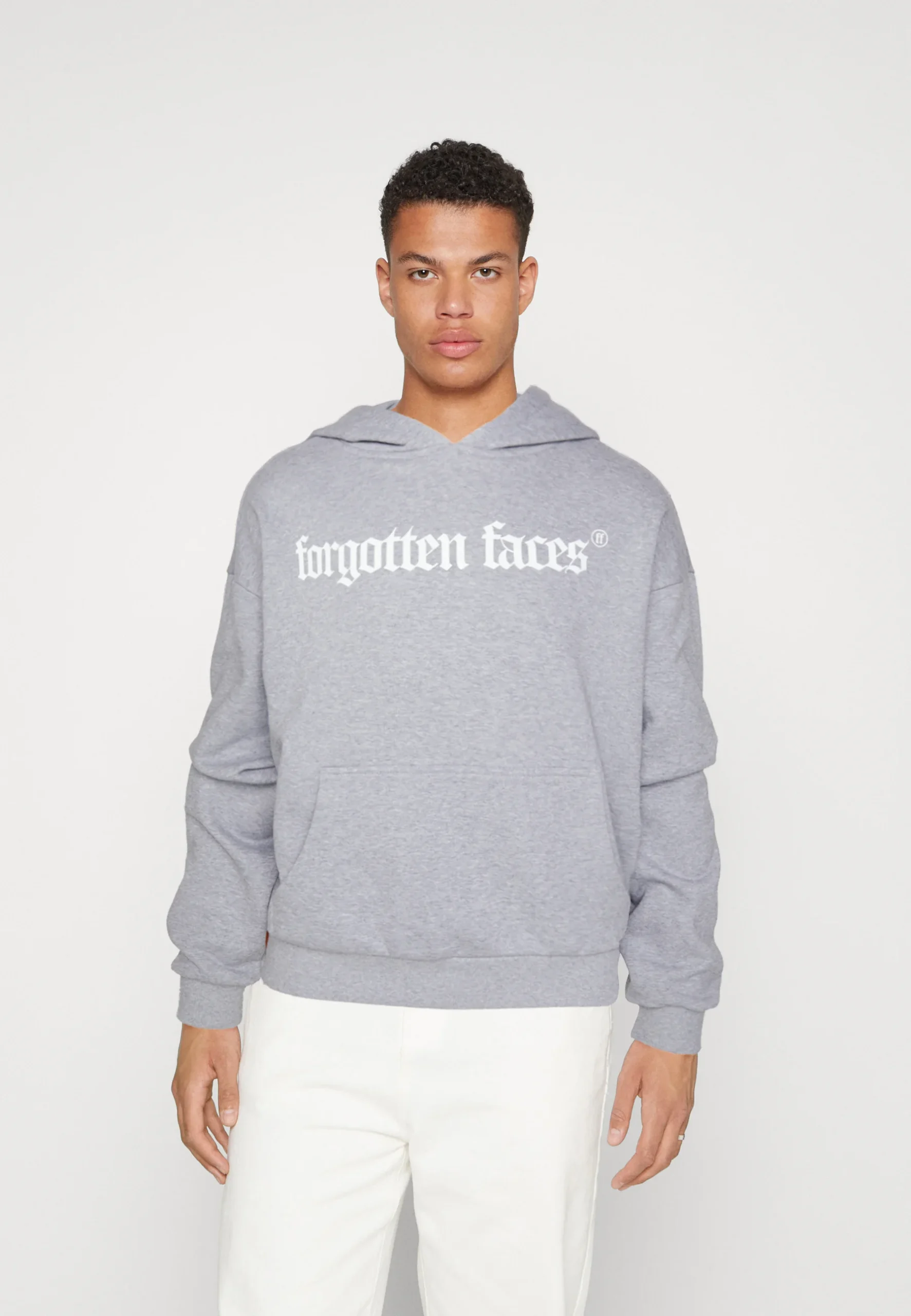 Forgotten Faces Jade Oni Ultra Heavy Cotton Box Oversized Hoodie Grey FOF0100-00111 - Image 4