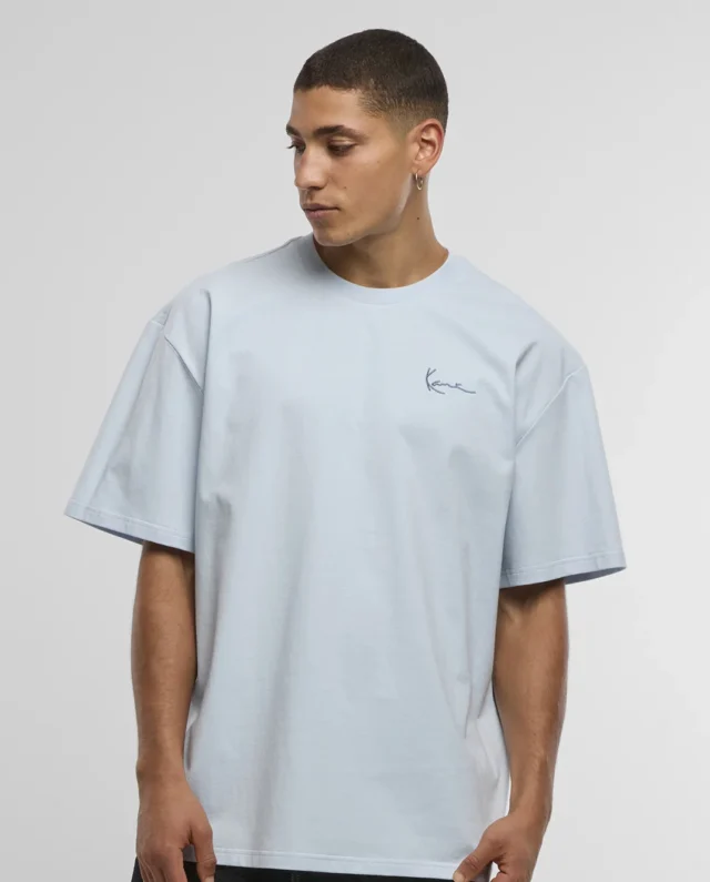 KARL KANI SIGNATURE OVERSIZED T-SHIRT BLUE KM261-034-2