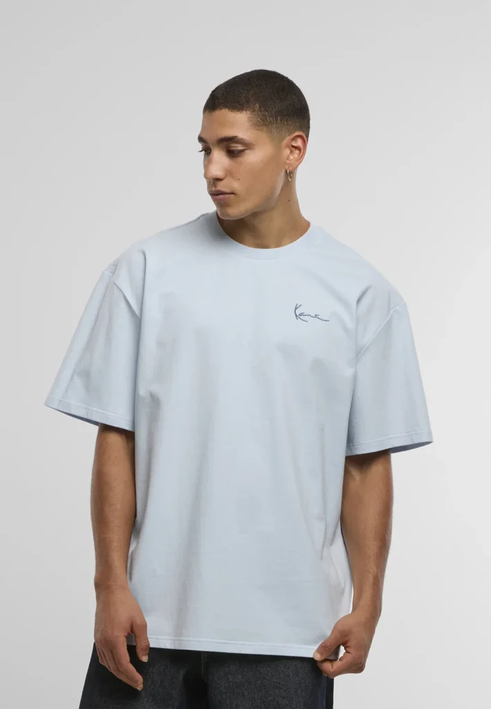 KARL KANI SIGNATURE OVERSIZED T-SHIRT BLUE KM261-034-2