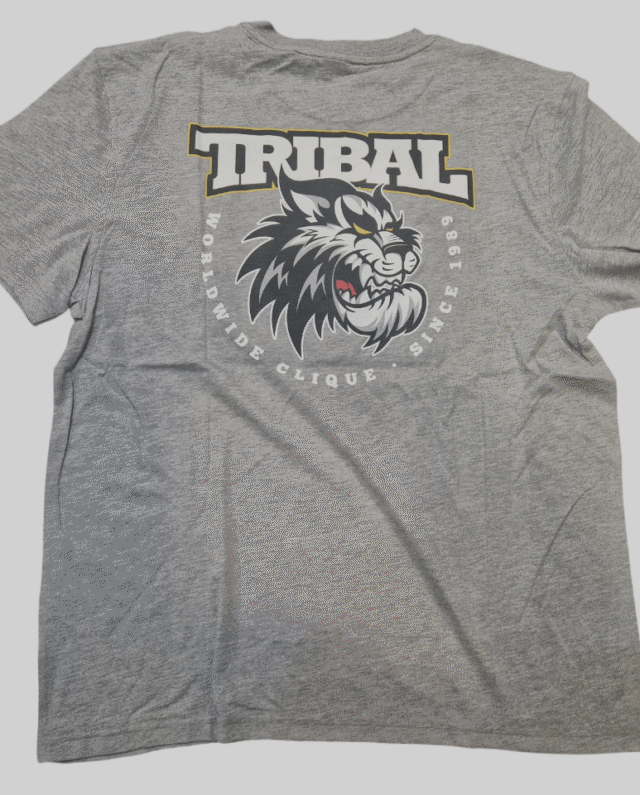 Tribal Gear Fisek Tiger T-shirt Heather Grey TR3043-009 - Tribal