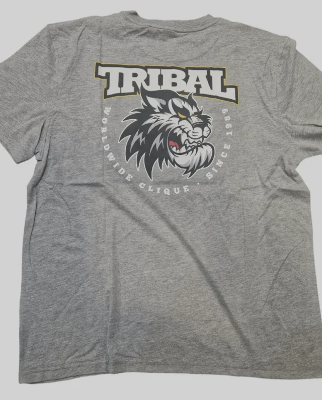 Tribal Gear Fisek Tiger T-shirt Heather Grey TR3043-009 - Tribal