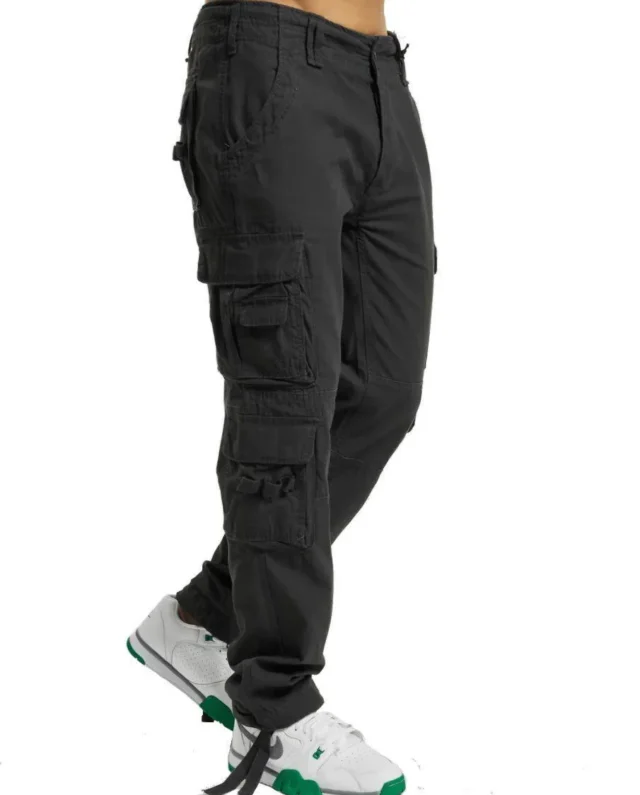 BRANDIT PURE SLIM FIT TROUSERS ANTHRACITE 1016.5 - Brandit