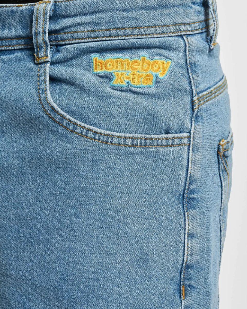 Homeboy X-tra Baggy Denim Moon 01PA0379 Light Blue - Image 4