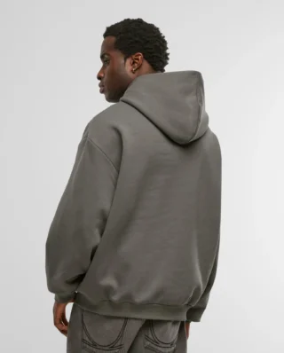 KARL KANI SERIF CHECK OS HOODIE GREY KM254-009-2 - KARL KANI